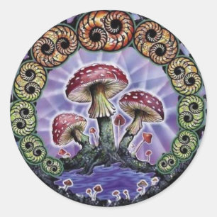 sello classic round sticker