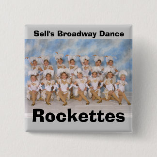 Sell's Broadway Dance Rockettes 15 Cm Square Badge