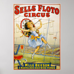 Sells Floto Circus Poster