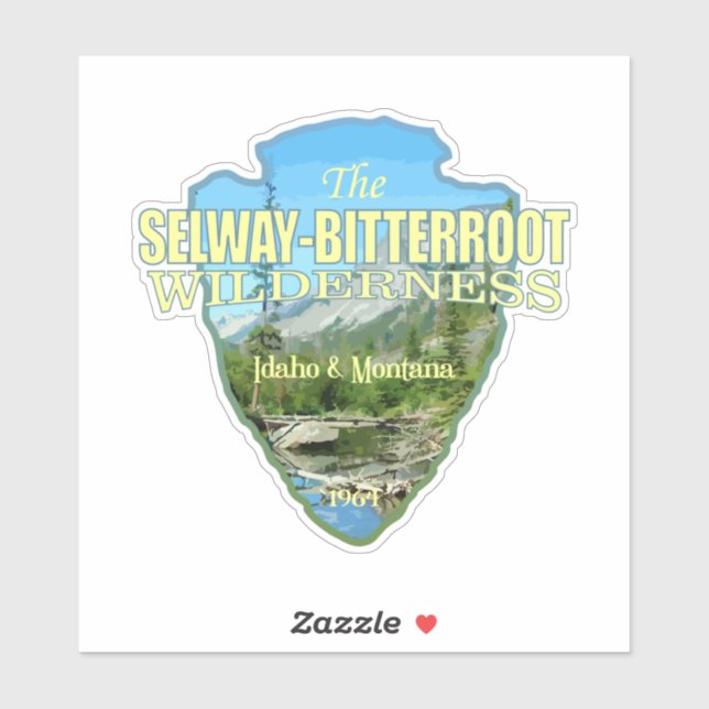 Selway-Bitterroot Wilderness (arrowhead) (Sheet)