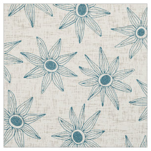 sema cream blue fabric