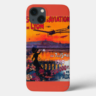 Semaine d' Aviation De Lyon Vintage Poster iPhone 13 Case