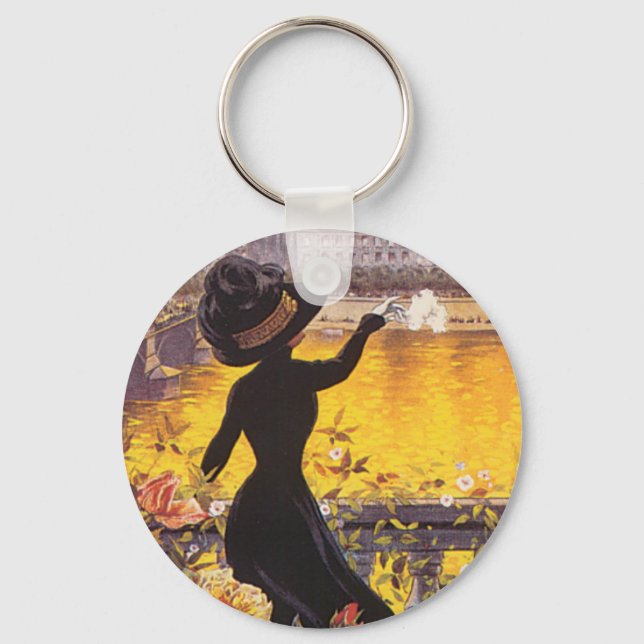 Semaine d'Aviation de Lyon Key Ring (Front)
