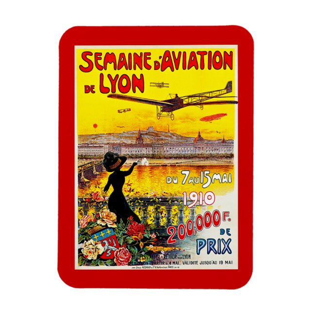 Semaine d'Aviation de Lyon Magnet (Vertical)