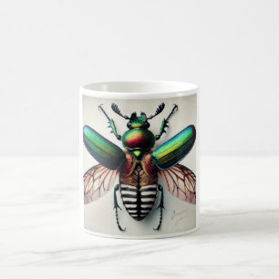 Semanotus beetle 241024IREF237 - Watercolor Coffee Mug
