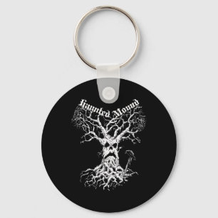 Sematary Merch. Design A Ghost Tree. Haunted Mound Key Ring