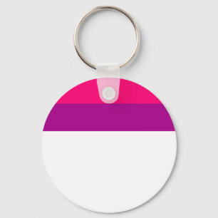 Semi Bisexual Pride Flag  Key Ring