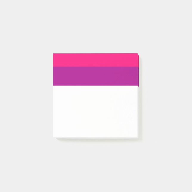 Semi Bisexual Pride Flag Post-it Notes (Front)