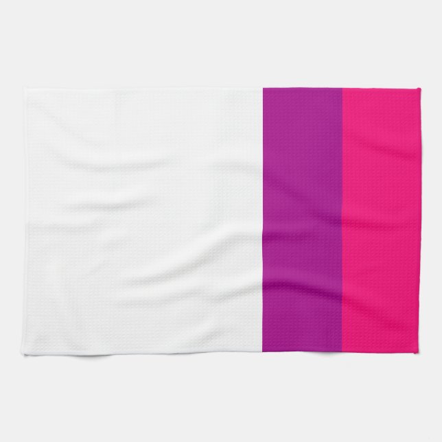 Semi Bisexual Pride Flag Tea Towel (Horizontal)