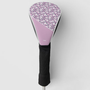 Semi Camouflage double Grey and Pink Golf Head Cover