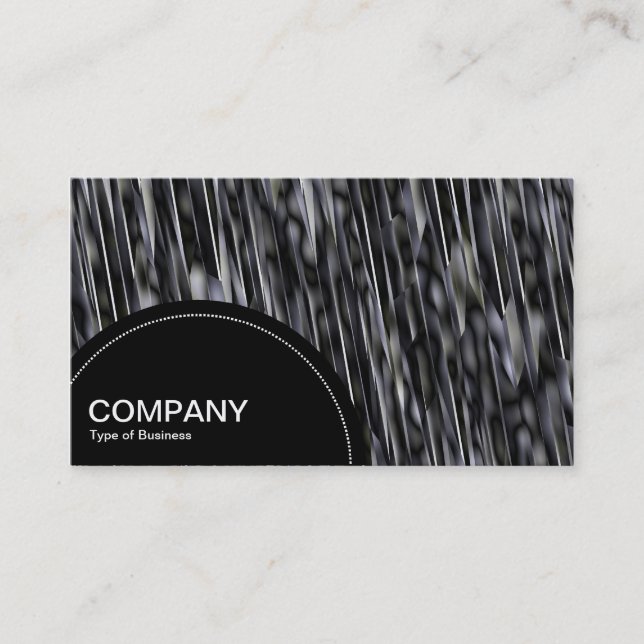Semi-circle Panel (dots) - Abstract Cliff 02 Business Card (Front)