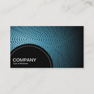 Semi-circle Panel (dots) - Blue Electric Pool 010 Business Card