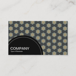 Semi-circle Panel (dots) - Geometric Pattern 015 Business Card