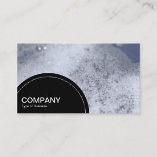 Semi-circle Panel (dots) - Soap Bubbles 02 Business Card