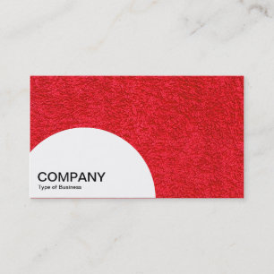 Semi-circle Panel - Red Carpet Business Card