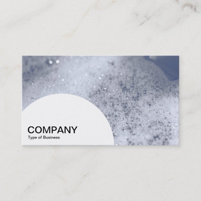 Semi-circle Panel - Soap Bubbles 02 Business Card (Front)