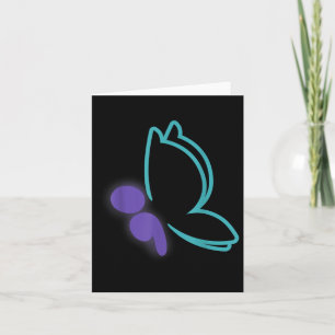 Semi Colon Butterfly Suicide Awareness Card