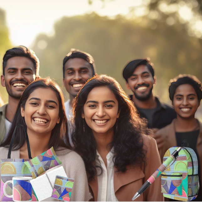 Semi Cone Wrapping Paper Sheet (Get the full "Semi Cone" collection at https://bit.ly/SmartArtZazzle. )