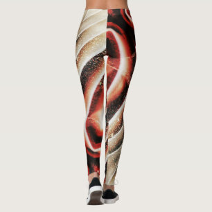 Semi-precious gemstone stone texture structure leggings