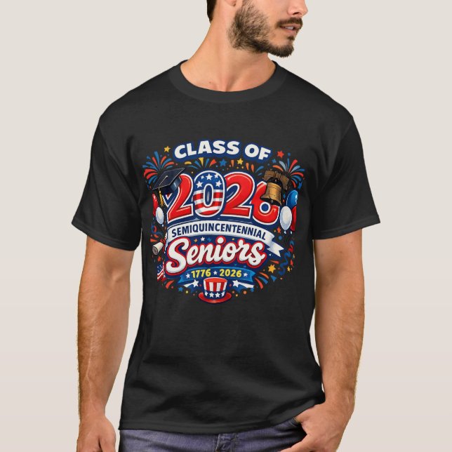 Semi quincentennial Senior T-Shirt (Front)
