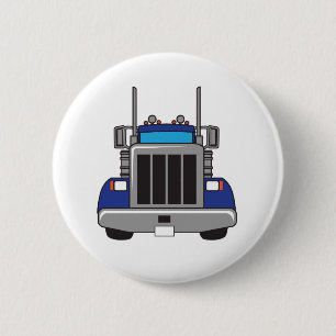 SEMI TRUCK FRONT 6 CM ROUND BADGE