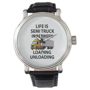 Semi Trucks Trucker Truck Driver  Watch
