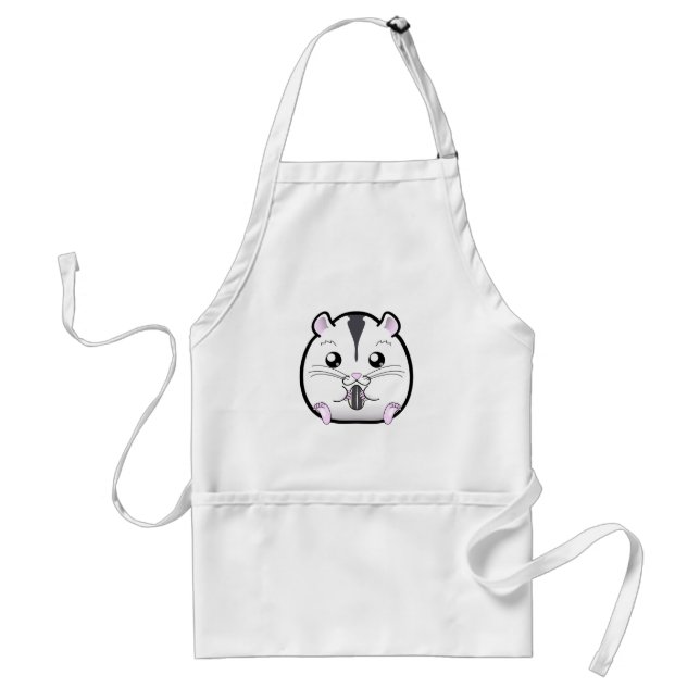Semi White Russian Dwarf Hamster Standard Apron (Front)