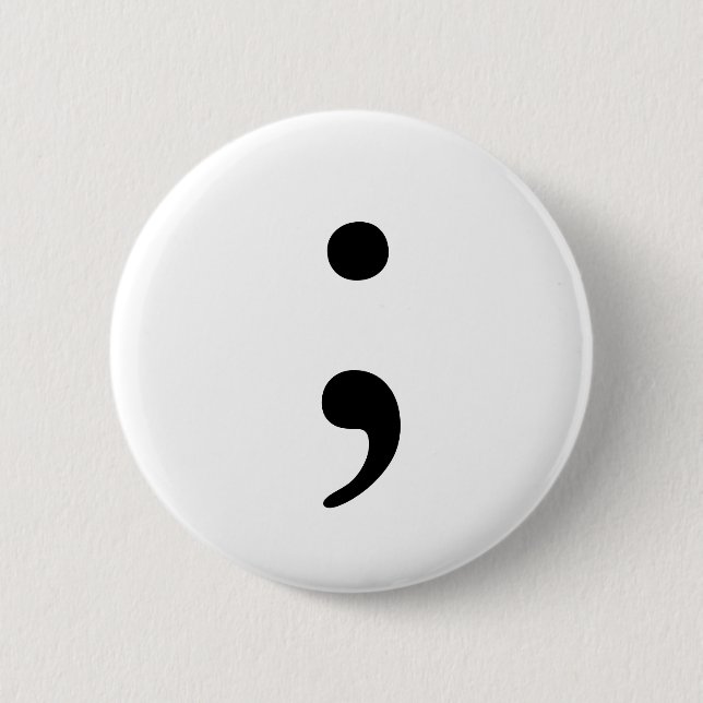Semicolon badge (Front)