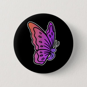 Semicolon Butterfly Anti-suicide Mental Health Awa 6 Cm Round Badge
