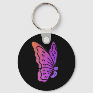Semicolon Butterfly Anti-suicide Mental Health Awa Key Ring