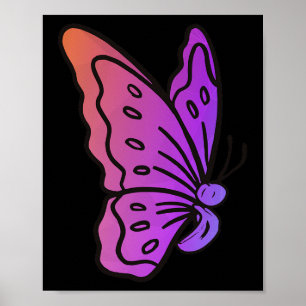Semicolon Butterfly Anti-suicide Mental Health Awa Poster
