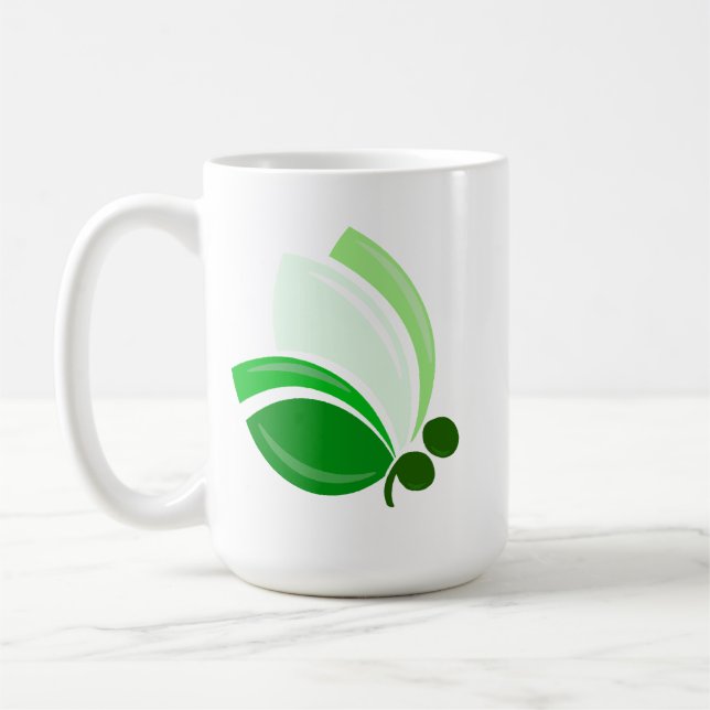 Semicolon Butterfly Coffee Mug (Left)