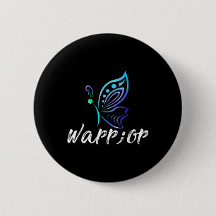 Semicolon Butterfly Shirt - Suicide Prevention Awa 6 Cm Round Badge