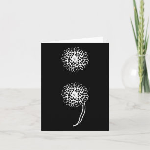 Semicolon Dandelion Suicide Prevention Awareness Card