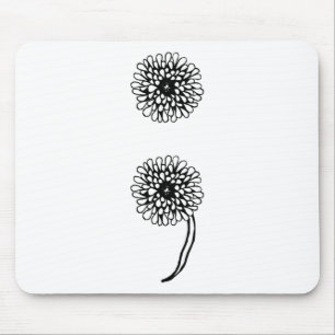 Semicolon Dandelion Suicide Prevention Awareness Mouse Pad