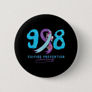 Semicolon Depression Suicide Prevention Awareness  6 Cm Round Badge
