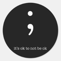 Semicolon Health Wellness Motivation Encouraget