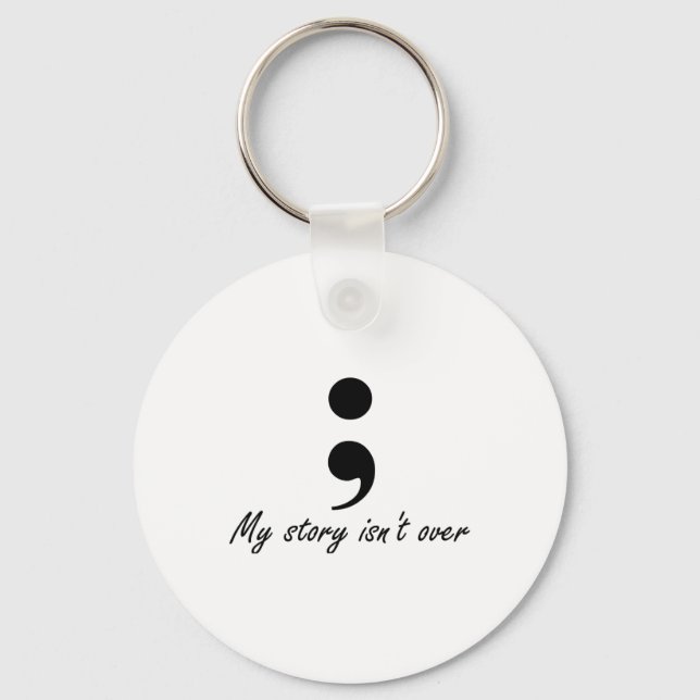 Semicolon  key ring (Front)