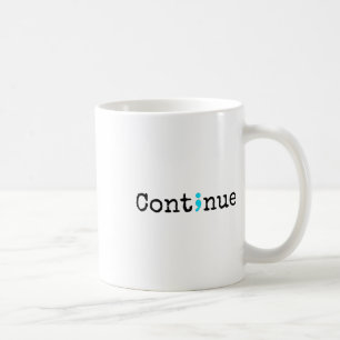 Semicolon Mental Health & Suicide Prevention A Coffee Mug