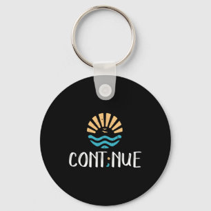 - Semicolon Mental Health Awareness Gift Key Ring