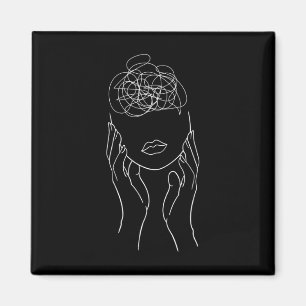 Semicolon Mental Health Awareness Magnet