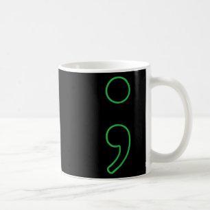 Semicolon Mental Health Awareness Month Stigma Pts Coffee Mug