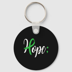 Semicolon Mental Health Awareness Month Support Em Key Ring
