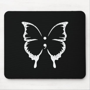 Semicolon Mental Health Awareness Mouse Pad