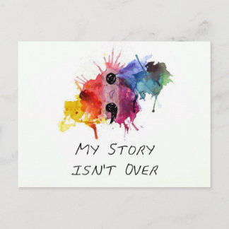 Semicolon- My Story isnt Over Postcard