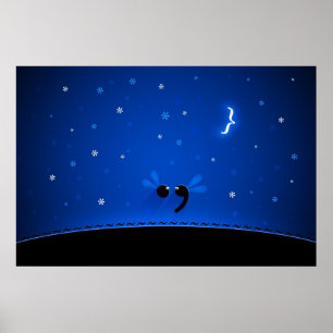 Semicolon Poster