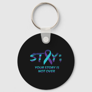 Semicolon Suicide Awareness Mental Health  Key Ring