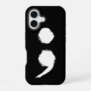 Semicolon symbol Mental Health Awareness Month iPhone 16 Case