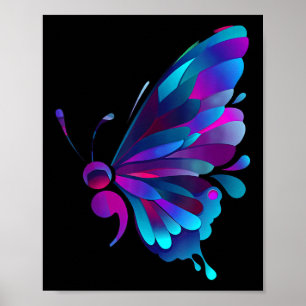 Semicolon Symbol Mental Health Suicide Prevention  Poster