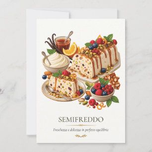 Semifreddo – Vintage Italian Dessert Invitation